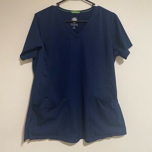 Healing Hands Navy Scrub set